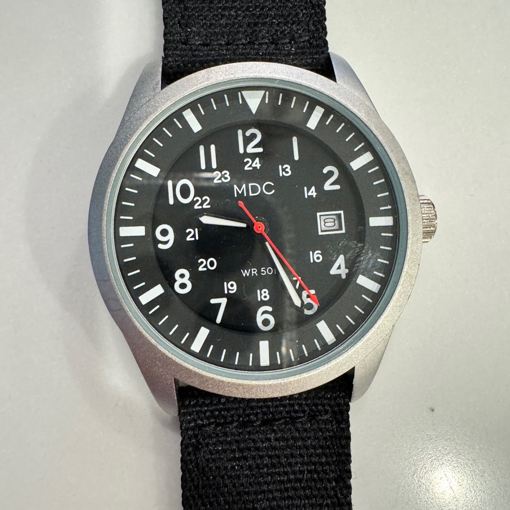 MDC men’s watch, black strap